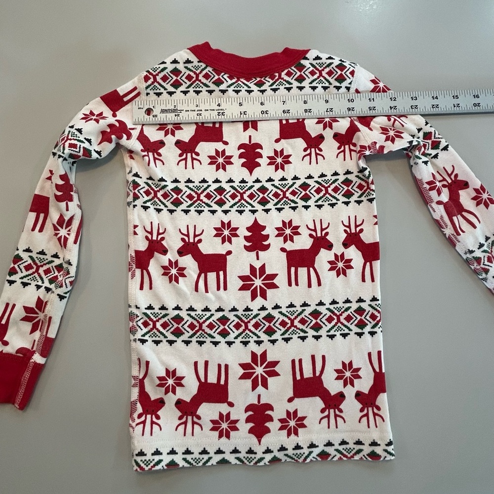 Hanna Andersson Red and White Reindeer Sweater